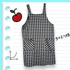 Nordstrom Good Luck Girl Gingham Jumper EUC